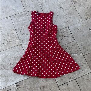 My Michelle Red Polka Dot Midi Dress
